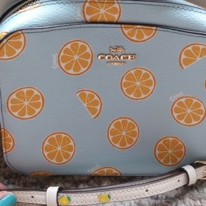 Coach 🍊 oranges 🍊 summer camera bag